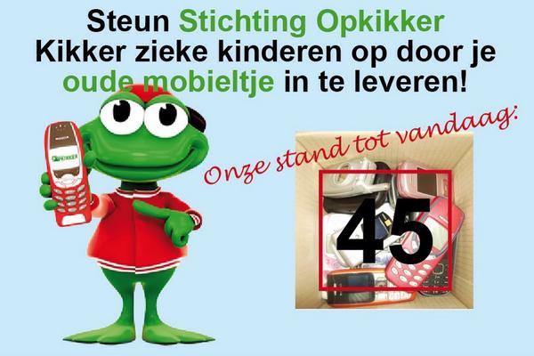 InnerWheelSR's tweet image. Je kunt ons nog steeds helpen te helpen. Lever je oude mobieltje bij ons in. Wij doneren ze aan de Stichting Opkikker