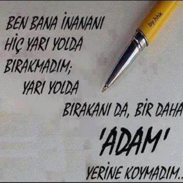 ADAM YERINE ASLA KOYMAM