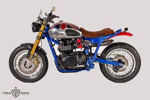 Bonnefication's tweet photo. From the Russians-GranMoto #modifiedtriumph http://t.co/WU9v78TyCo
