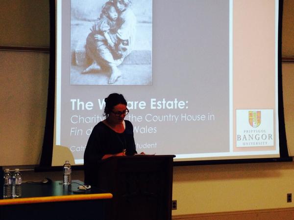BangorHistory's tweet photo. 2 of our postgrads Peter Davies and Catrin Wager talking at the NAASWCH conference today! #Kingston @andrewedwards00 http://t.co/hgn6yJ5FOe