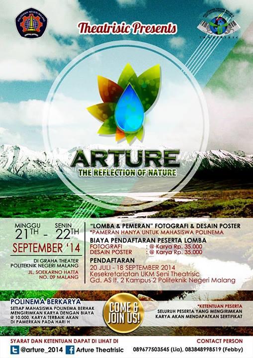 <a href="/fotografipens/">UKM Fotografi PENS</a> JoinUs Lomba Fotografi &amp; Design Poster ARTURE "The Reflection of Nature",21-22 Sep'14,info