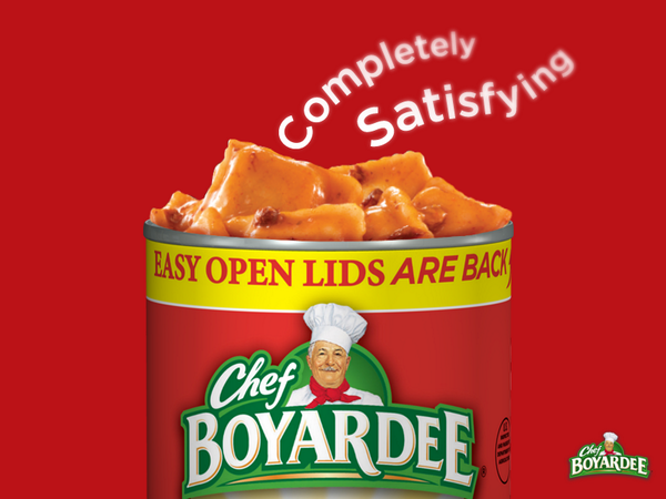 ChefBoyardee's tweet photo. #LifeWouldBeBetterIf everything opened so easily. #poptopsareback http://t.co/rwYLKW3xND