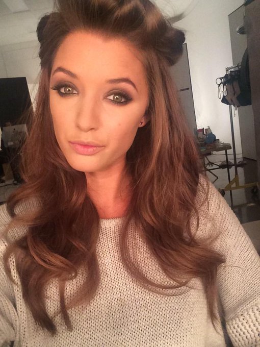 Almost finished with hair and makeup for today... So sleepy! 😩😖😫 http://t.co/dYVvY0vsuR<a href="/tag/playboy"class="tags"><span>#playboy</span></a><a href="/tag/playmate"class="tags"><span>#playmate</span></a><a href="/tag/july"class="tags"><span>#july</span></a><a href="/tag/missjuly2013"class="tags"><span>#missjuly2013</span></a>