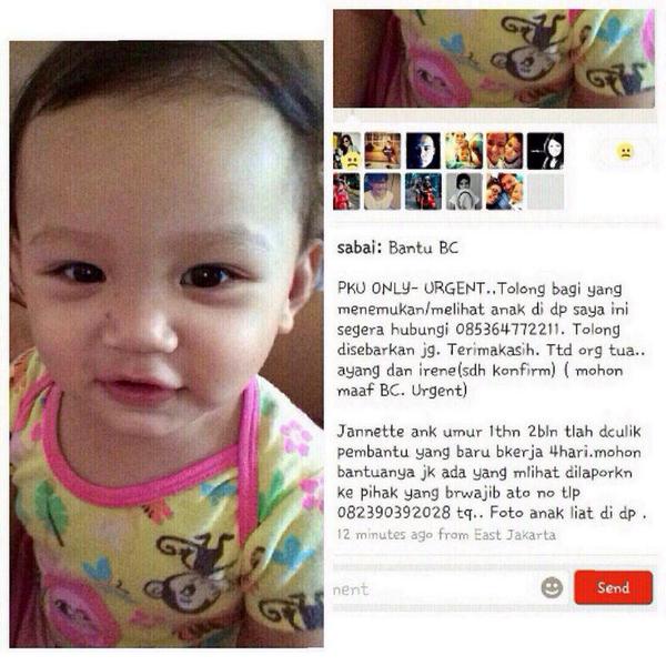 Sudah saya konfirmasi ke ybs. Info ini benar adanya. Mhn bantu menyebarkan. Kejadian di Pekanbaru, Riau, pagi tadi.