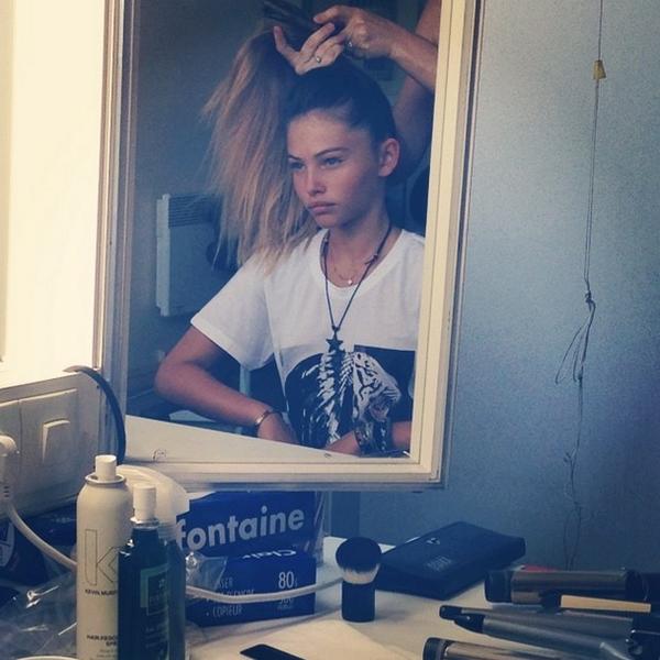 ThylaneBFans's tweet photo. Thylane in hair and make up http://t.co/N7B2yfnum4