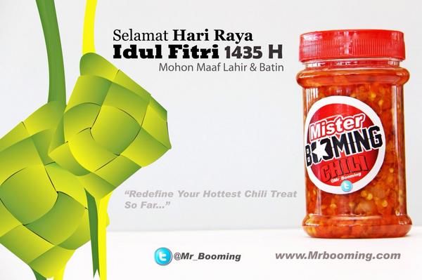 Selamat Hari Raya Idul Fitri 1435 H #boomingman #anesrembes #mrbooming