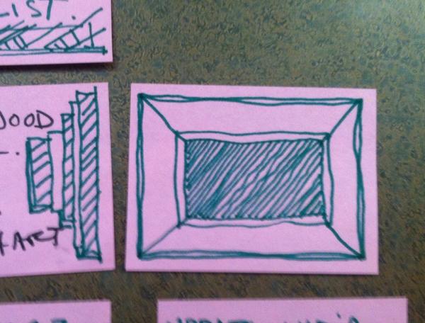 jodiduby's tweet image. That moment when you realize your doodles are actually a plan and elevation #architectproblems