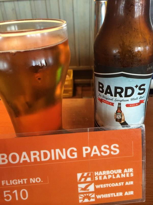 Nothing better then a preflight beer! Thanks <a href="/Bardsbeer/">Bard's Beer</a> and <a href="/HarbourAirLtd/">Harbour Air</a> for the speedy flight!