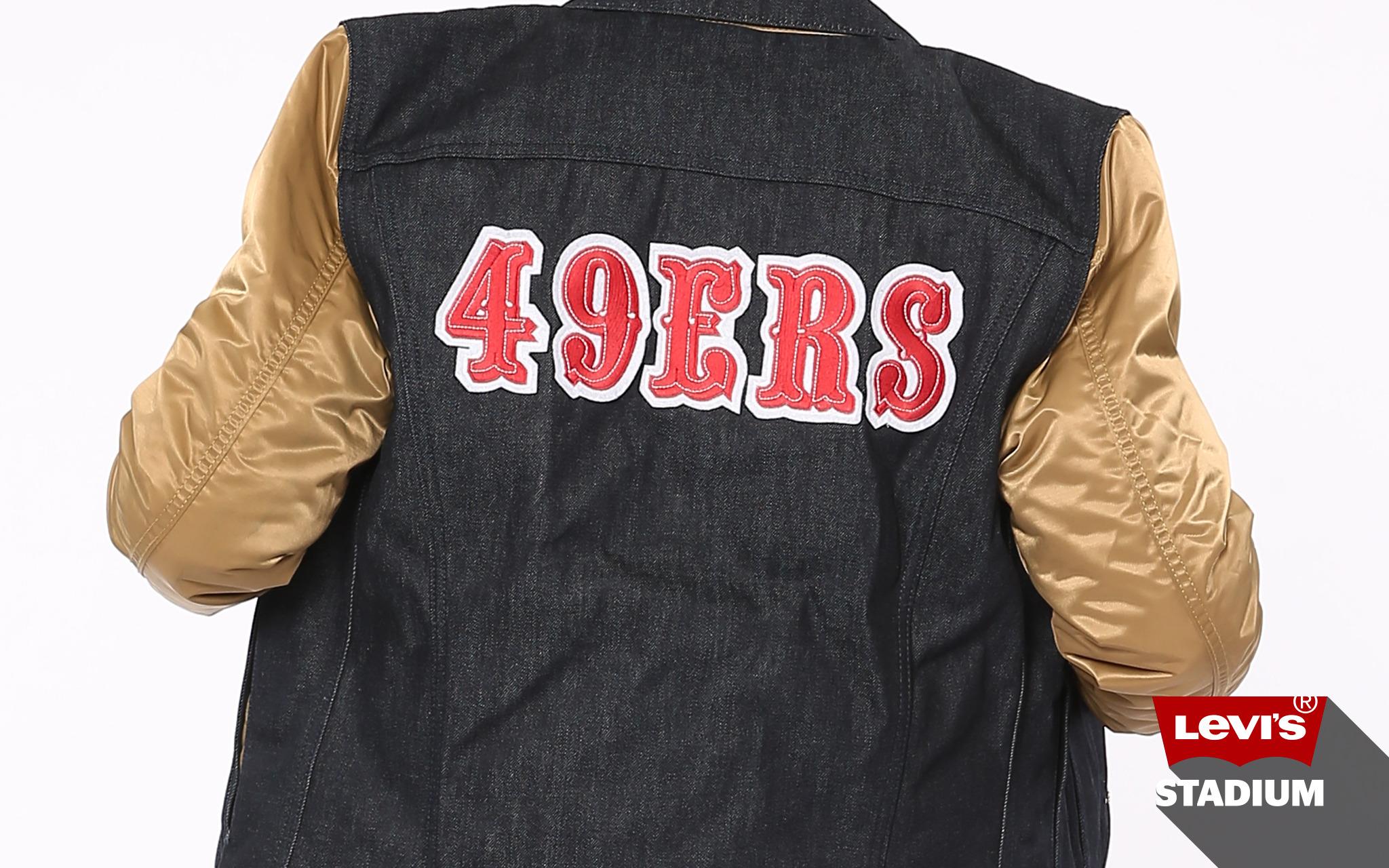 levi's 49ers denim jacket