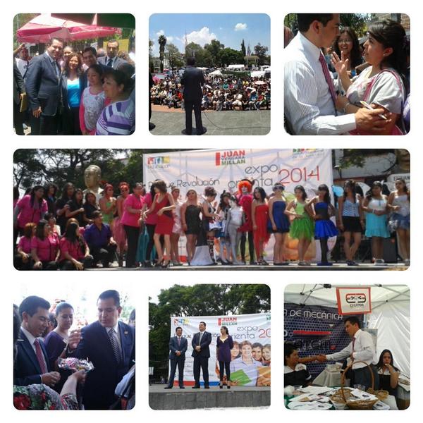 JuanVMillan's tweet photo. Agradecemos al Presidente Municipal @DavidSanchezG por inaugurar una edición más de "Expo Orienta 2014". http://t.co/Yn3datFf3X