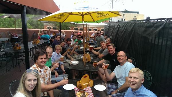 d_push's tweet image. @mikewaddellUA post launch party. #wps #neveryield @SportsLabsAMP #gosportslabs