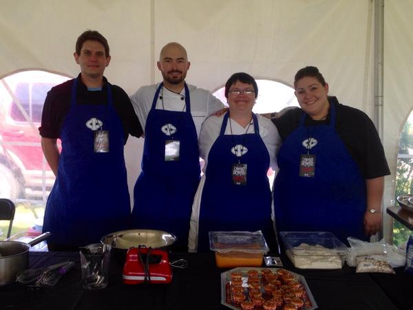 IowaCentral's tweet image. Ready to go @Skynyrd - amazing desserts in the VIP area! #shellabration