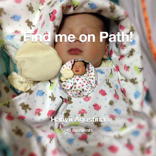 hanyiii's tweet photo. I've shared 745 memories with my friends on #Path - see them now at http://t.co/RgKYR4BL1s! #thepersonalnetwork http://t.co/VJ9rs5KepG