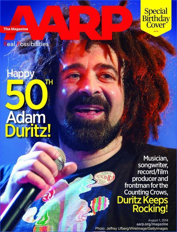 Happy birthday, Adam Duritz. At Fifty, you truly are an OId (Counting) Crow. 