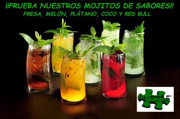 PubPuzzle's tweet photo. PRUEBA NUESTROS REFRESCANTES MOJITOS DE SABORES ¡¡TE ESPERAMOS!! http://t.co/BtxQGBHsbp
