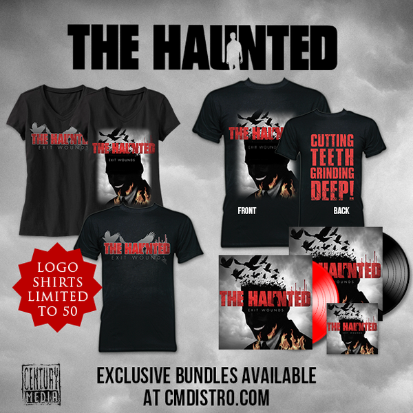 Pre-orders for 'Exit Wounds' are now up W/ limited edition shirt &amp; vinyl! 
smarturl.it/thehauntedCMD