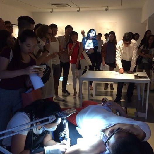 "My Drawing is Better Than Your Drawing", feat. Wong Lip Chin and Boedi Widjaja, a two-man performance.