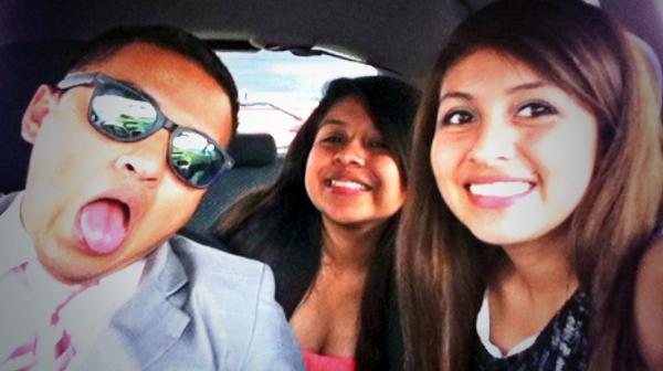 With the siblings at the Indy convention