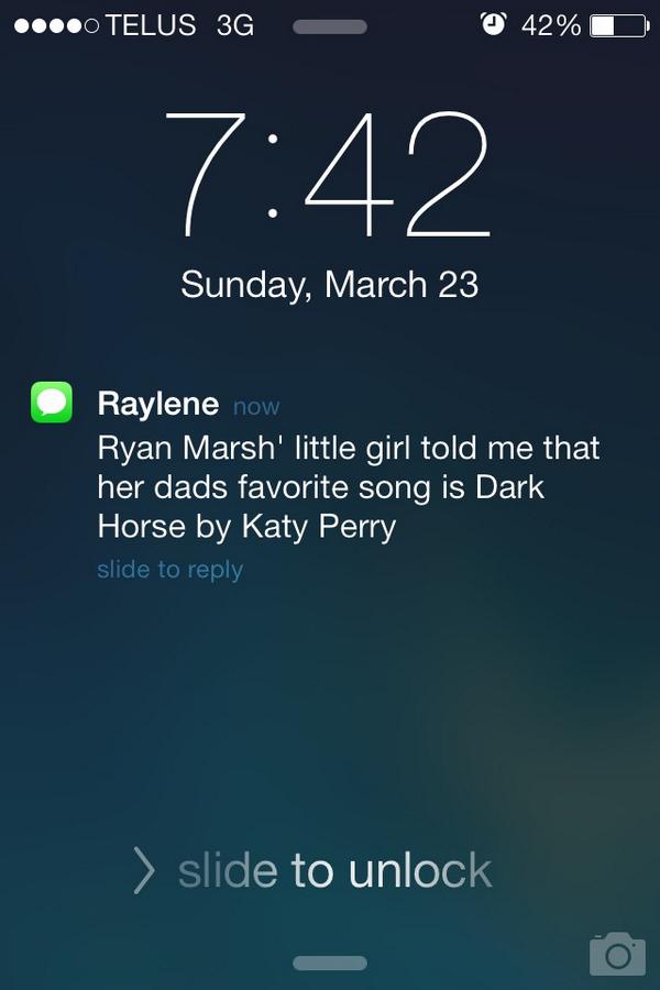 Congrats on the new position <a href="/rmarsh19/">Ryan Marsh</a>  For a guy whose so intense, your taste in music is a bit surprising.