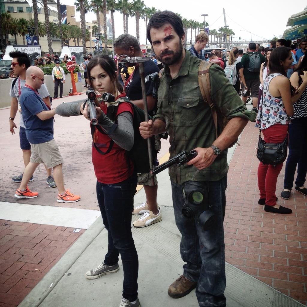 Naughty Dog, LLC - Joel and Ellie cosplay by Agent Delta and Nova Eve. See  more fan art and cosplay (or submit your own!) here:   #TheLastofUs