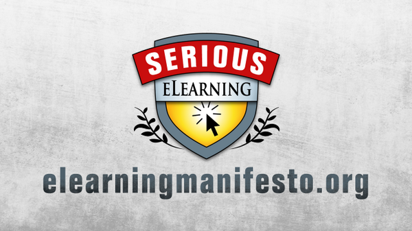 customelearning's tweet image. e-Learning: Are You Serious? Training Magazine Webinar with Michael Allen #elearningmanifesto hubs.ly/y02mF00