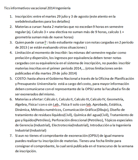 fisicaFingLUZ's tweet photo. "@rafaelmoran: ING VAC AG 2014:Tics informativos del vacacional agosto 2014 http://t.co/8iHrBl6P0s"