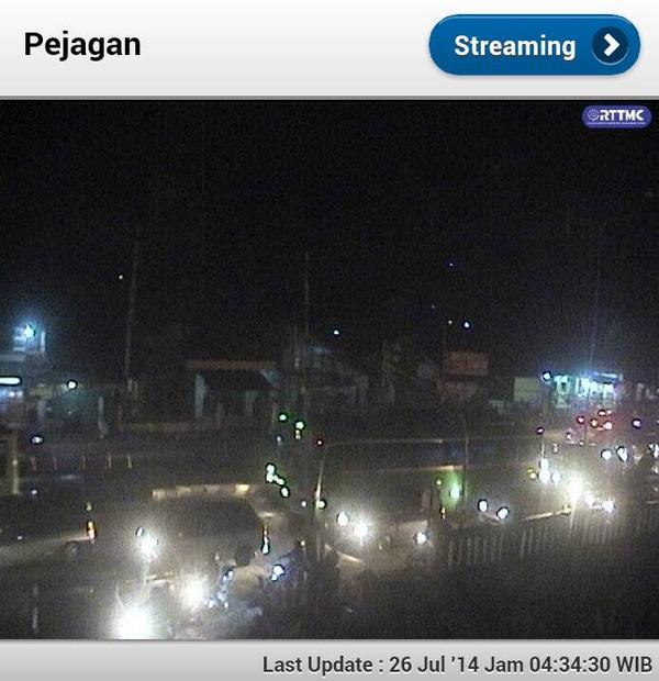 04.34 situasi lalu lintas di daerah pejagan..