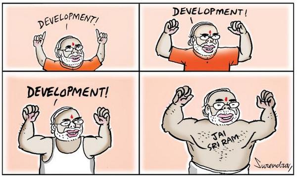 KineticKeshav's tweet photo. Desh ka Development to bas bahana hai,
Asli agenda to Janta ko Hindu-Muslim banana hai.
#DesignToPolarise http://t.co/XJmdZEhdXE