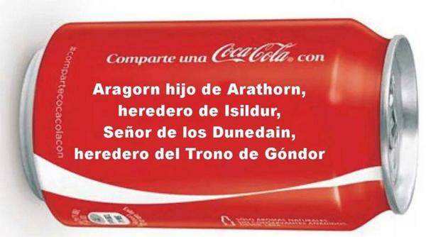 Milenio's tweet photo. #PorSiOcupan: No importa cómo te llames, ya podrás personalizar tu Coca Cola http://t.co/Bco6uhSKev http://t.co/E4PNEozfYc