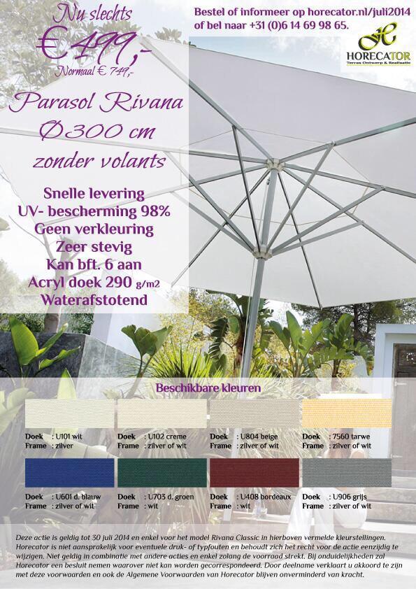 Nog een paar dagen...

horecator.nl/juli2014

#parasol #aanbieding #actie #zomer #terras