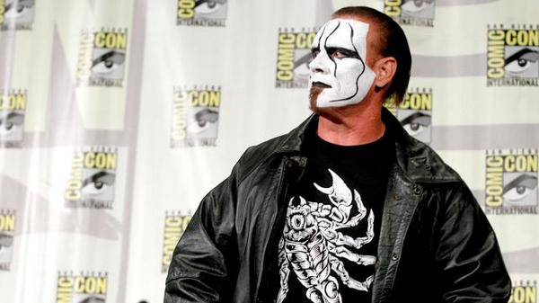 WWEgames's tweet image. Watch @Sting blow the roof off #SDCC and discuss his relationship with @WWE 2kgam.es/1AgQJWl