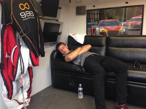 sneiman02's tweet photo. Dion keeps 35 car pre-race tradition! http://t.co/1KaecfjFxV