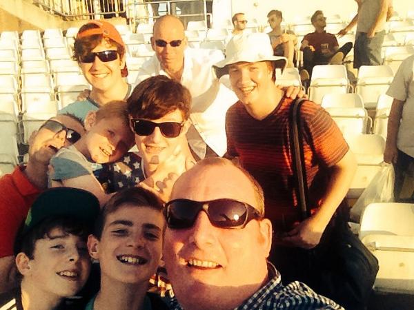 cstephens1804's tweet photo. First selfie at Durham Cricket ... What a game http://t.co/Nej9cyI44u
