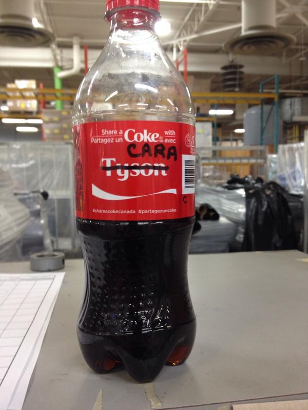 carajanee_xo's tweet image. Here's my solution to never having my name on anything. #CocaCola #UncommonNames
