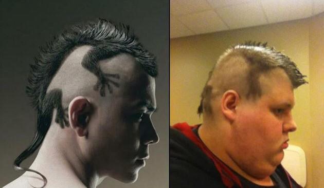 Lizard haircut 2024