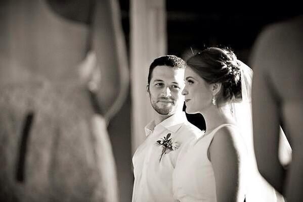 Someday, I hope someone catches this look at my wedding.