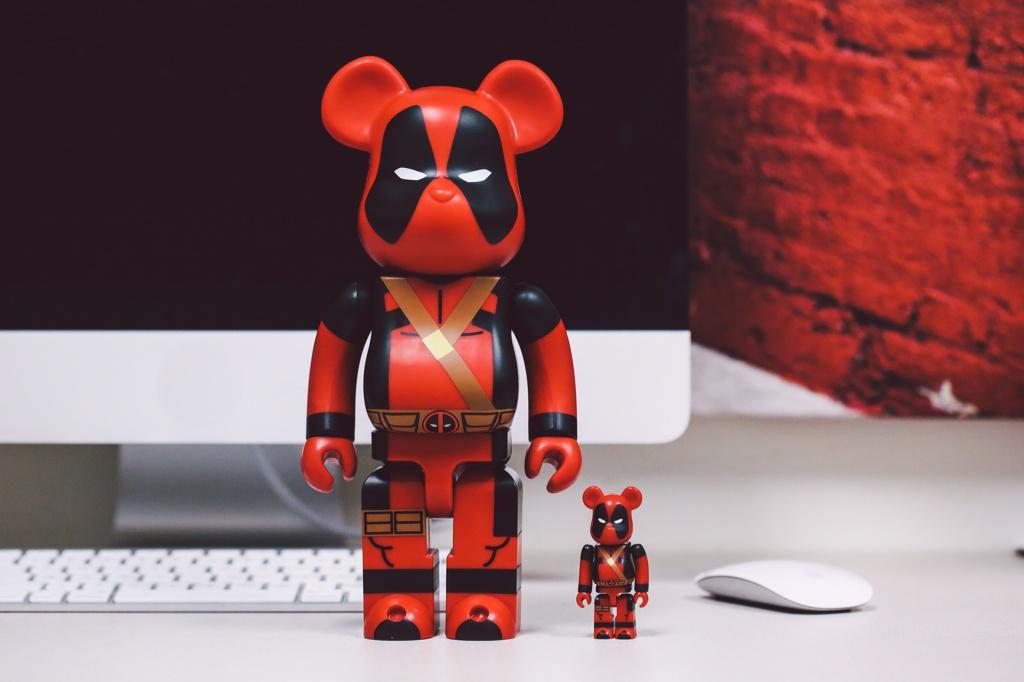 BE@RBRICK 400% DEADPOOL MEDICOM TOY Bearbrick from Japan | eBay