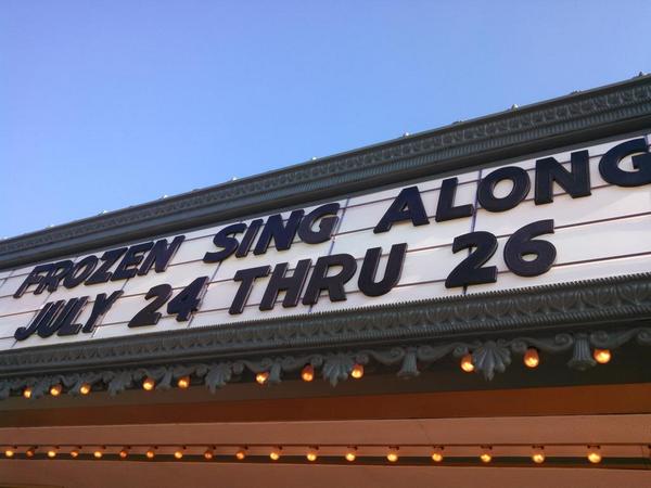 jeremysheeley's tweet photo. Hey @filmspotting @LarsenOnFilm! The crowd at this theater is kinda rowdy. http://t.co/Qa1ZNUfIv1