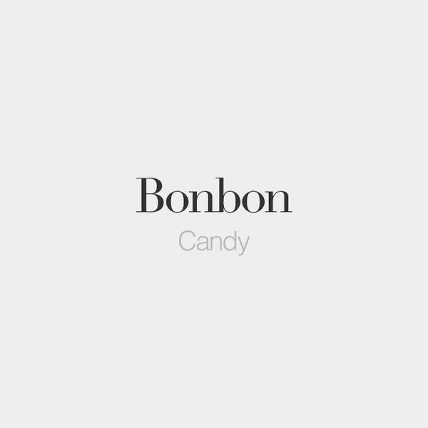 Bonbon (masculine word) | Candy | /bɔ̃.bɔ̃/ #frenchwords