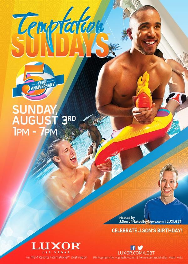 Temptation Sundays at the Luxor in Las Vegas