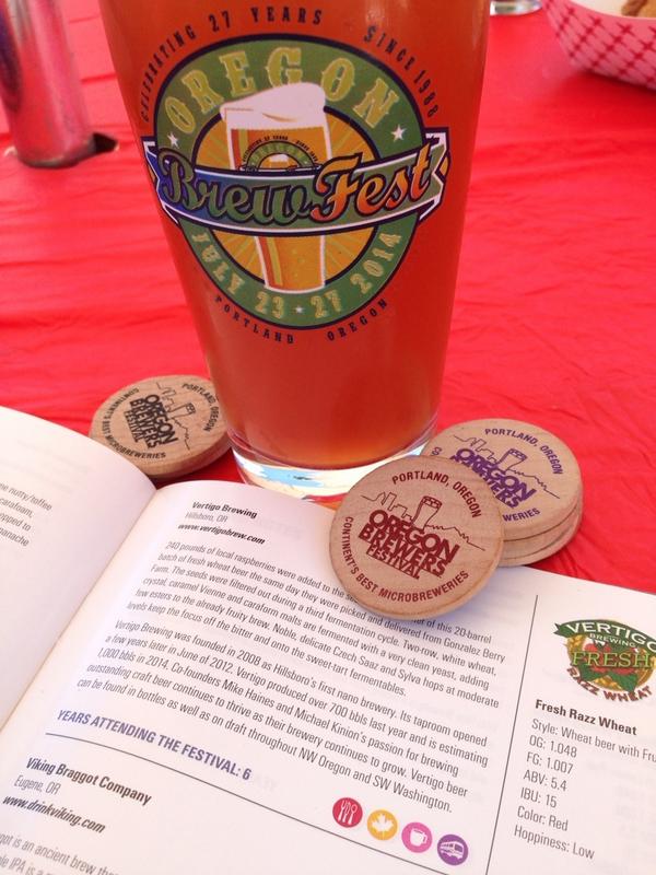 VertigoBrew's tweet photo. #OBF27 Vertigo brewing uses the freshest raspberries, out of of the field & into the fermenter! #getaglass http://t.co/7SFD6sOsMV