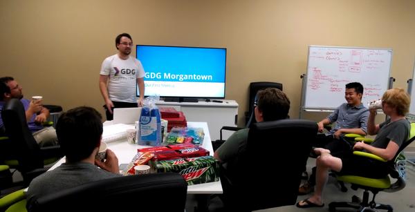 SyntropyDev's tweet image. We were very glad to host the first meeting of @GDGMorgantown! Special thanks to @SethCottle for organizing the event