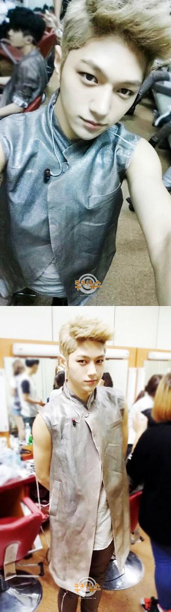 INFINITE7SOUL's tweet photo. [PIC] 140726 Kukinews - #인피니트 Myungsoo http://t.co/2EMpuzcScA