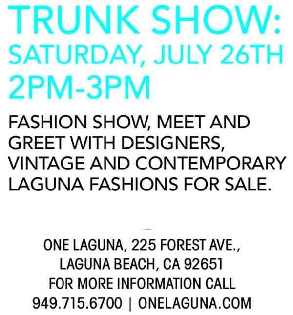 onelagunabeach's tweet photo. We've seen the apparel &amp; jewelry and can promise that this is an event you do NOT want to miss! #onelaguna http://t.co/72VEhSBNvD