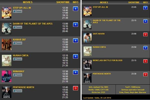 Tangcity Mall Di Twitter Ini Dia Jadwal Pemutaran Film Di Tangcity Xxi Midnight Show Ada Film Baru Lho Cek Foto Berikut Ya T Co Ts98uedxps