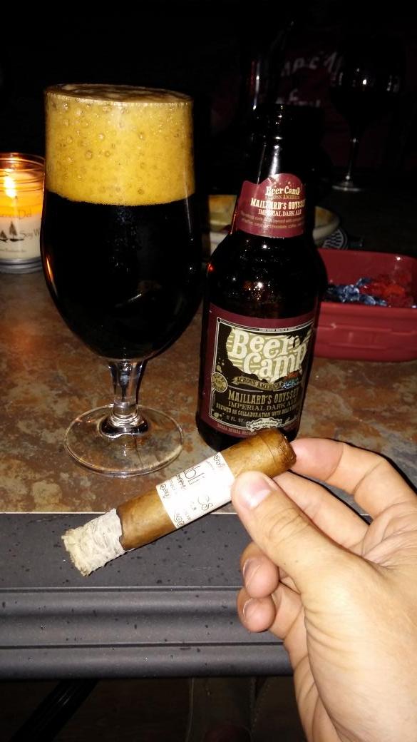 jas_schulz's tweet photo. Enjoying a @SublimesCigars &amp; a selection from the Beer Camp @SierraNevada @BellsBrewery @kc_lamontstick @LamontStick http://t.co/i1GzvsbtKX