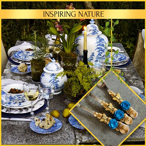 FiligreeHome's tweet photo. What’s better than using nature-inspired #cutlery and #tableware to decorate your #GardenParty table! http://t.co/rXW9eg6yEV