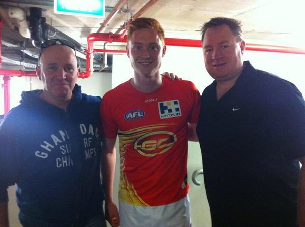 GWVRebels's tweet photo. Fantastic news with former Rebel @LouisHerbert95 making his @AFL debut this afternoon for the @GoldCoastSUNS ! http://t.co/TpnMbY0TXf