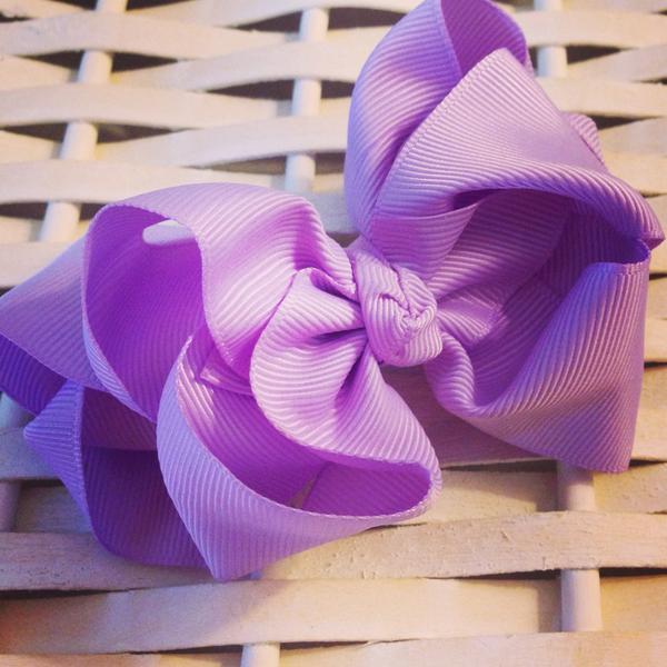 bowtiful_bow's tweet image. Double Bow Barrette Clip last one left now only £3 approx 4i inch