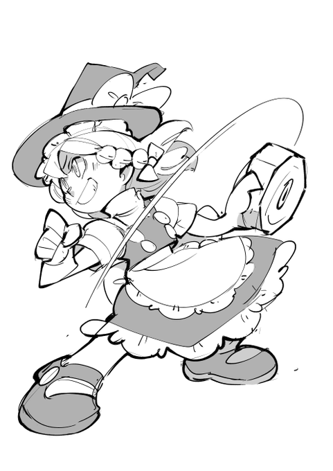 お絵描き:東方 魔理沙 